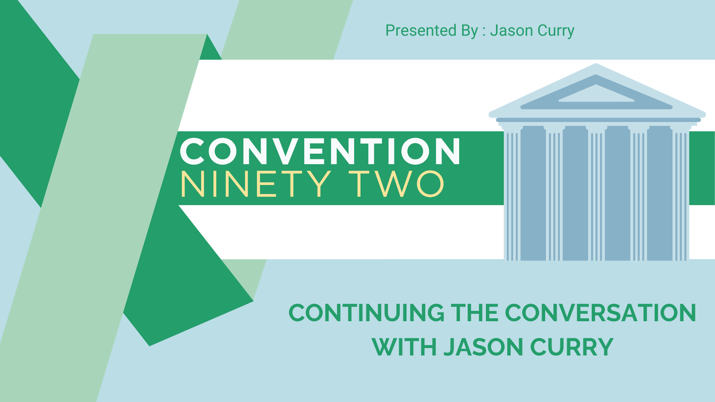 Continuing the Conversation With Jason Curry