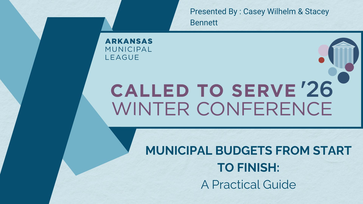 Municipal Budgets from Start to Finish: A Practical Guide