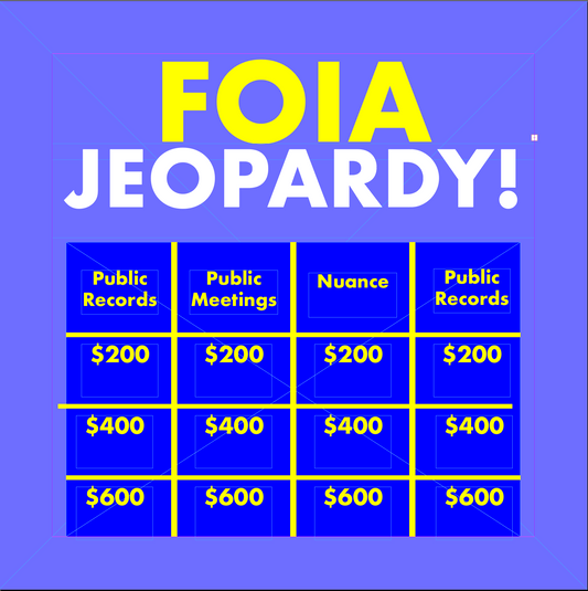 FOIA Jeopardy