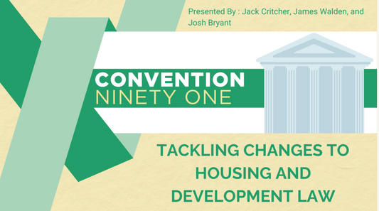 Tackling Changes to Housing and Development Law